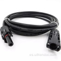 cable solar impermeable con conector